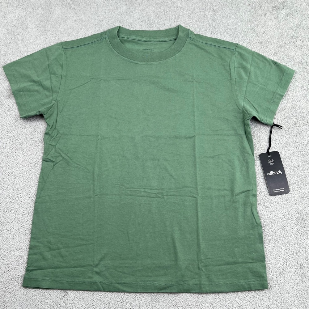NEW Allbirds 100% Organic Cotton Tee Crew Neck Short Sleeve Casual Top S